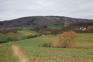 Donnersberg aus Osten nahe Bennhausen.