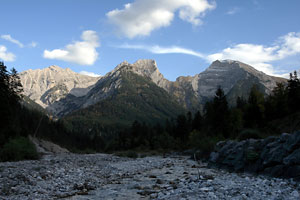 Bettlerkarspitze, Schaufelspitze und Sonnjoch
