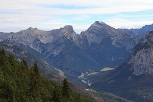 Bettlerkarspitze, Schaufelspitze und Sonnjoch