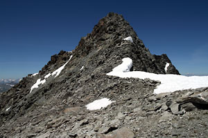 Mont du Borgne, Gipfelaufbau