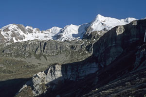 Turbhorn-Südflanke von der Binntalhütte aus